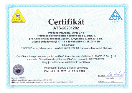 Certifikat