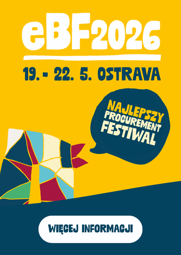 eBF - dzielenie się wiedzą na temat elektronizacji zamówień publicznych i zakupów firmowych w wyjątkowej atmosferze festiwalu 19 - 22 maja 2026, Ostrava, kompleks Dolne Vitkovice